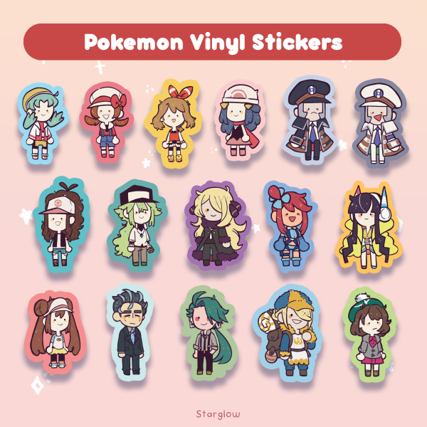Pokemon Vinyl Sticker 2