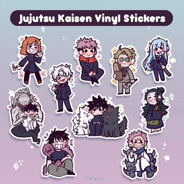 Jujutsu kaisen Vinyl Sticker