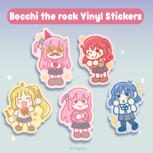 Bocchi the Rock Vinyl Sticker
