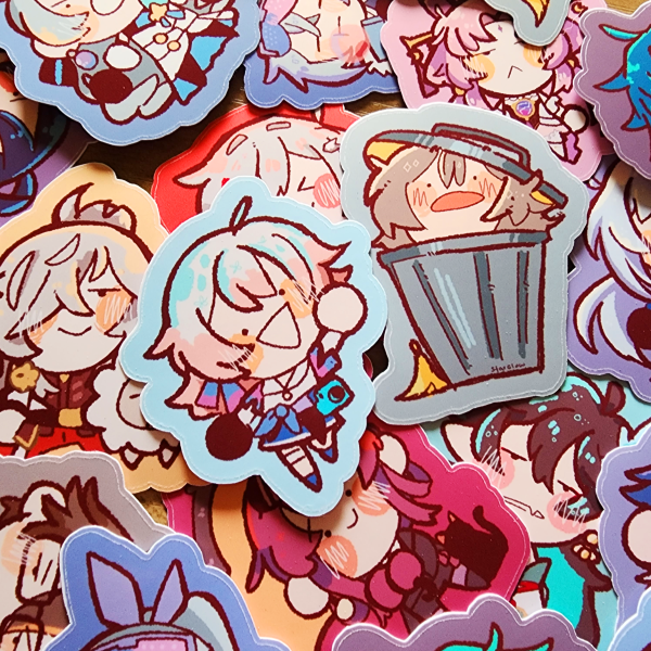Honkai Star Rail Vinyl Stickers