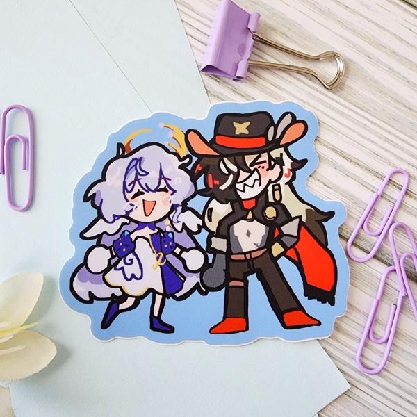 Robin & Boothill sticker