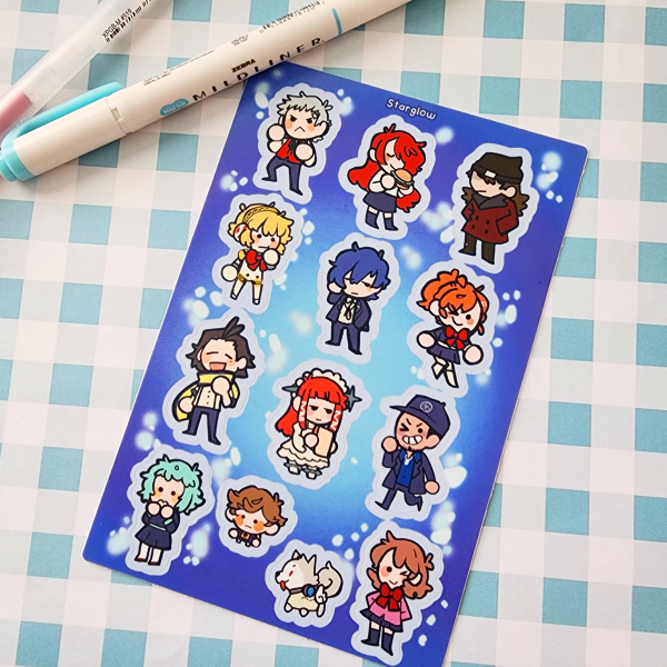 Persona 3 Vinyl Sticker Sheet