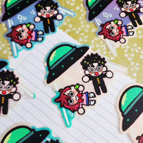 Dandadan Glow in the dark Sticker