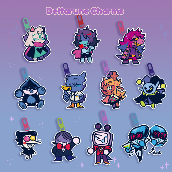 Deltarune Acrylic Charms [PREORDERS ]