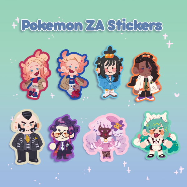 Pokemon ZA Stickers [PREORDER]